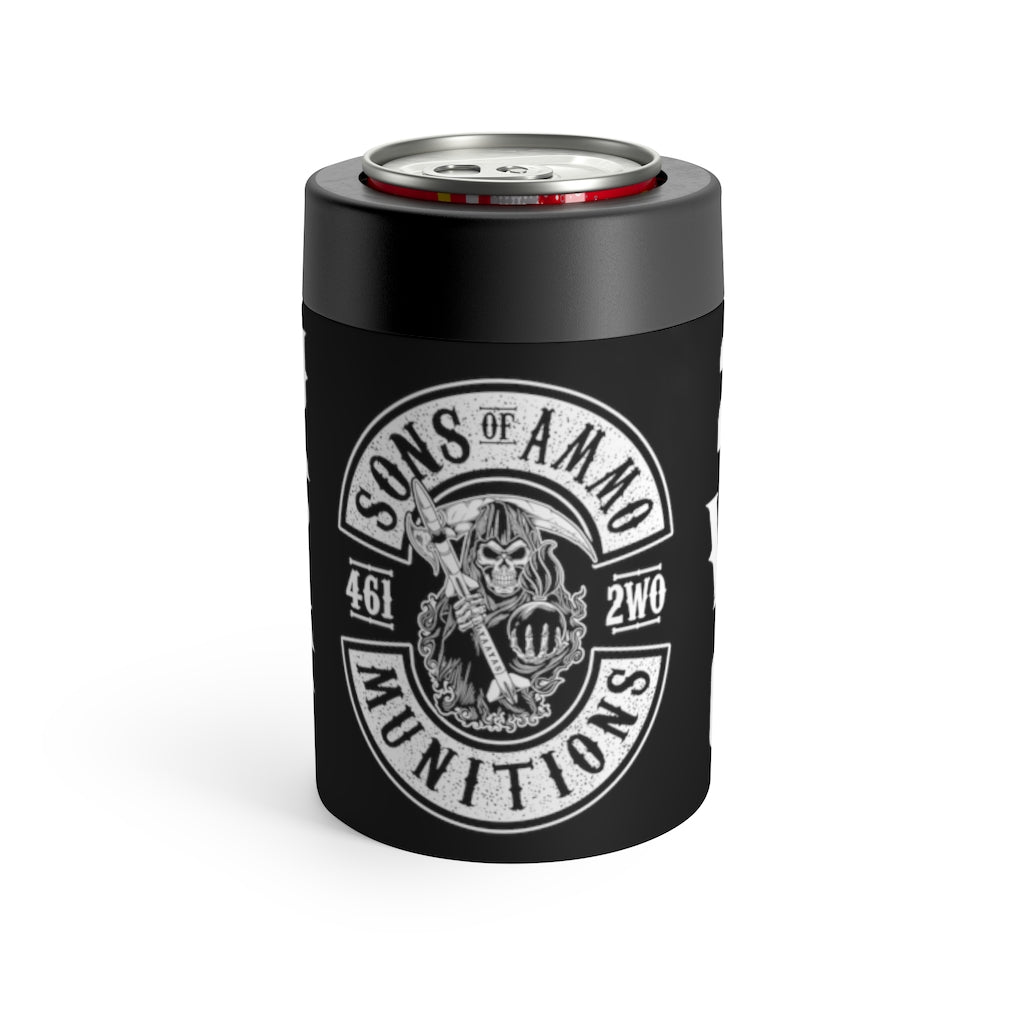 USAF AMMO Sons of AMMO Grim Reaper 2W0 IYAAYAS Beer Can Holder and Cooler