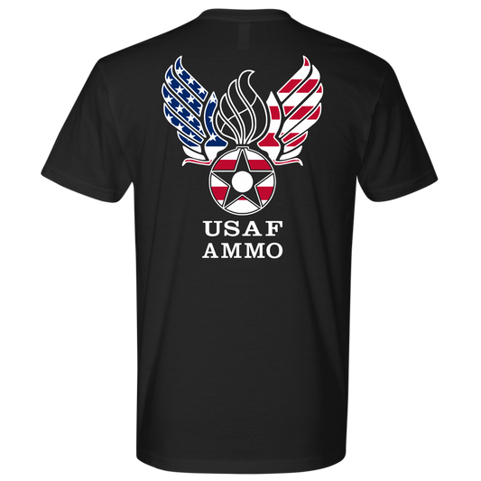 Hap Arnold Air Force Logo American Flag Embedded Pisspot USAF AMMO Gift T-Shirt - AMMO Pisspot IYAAYAS Gear