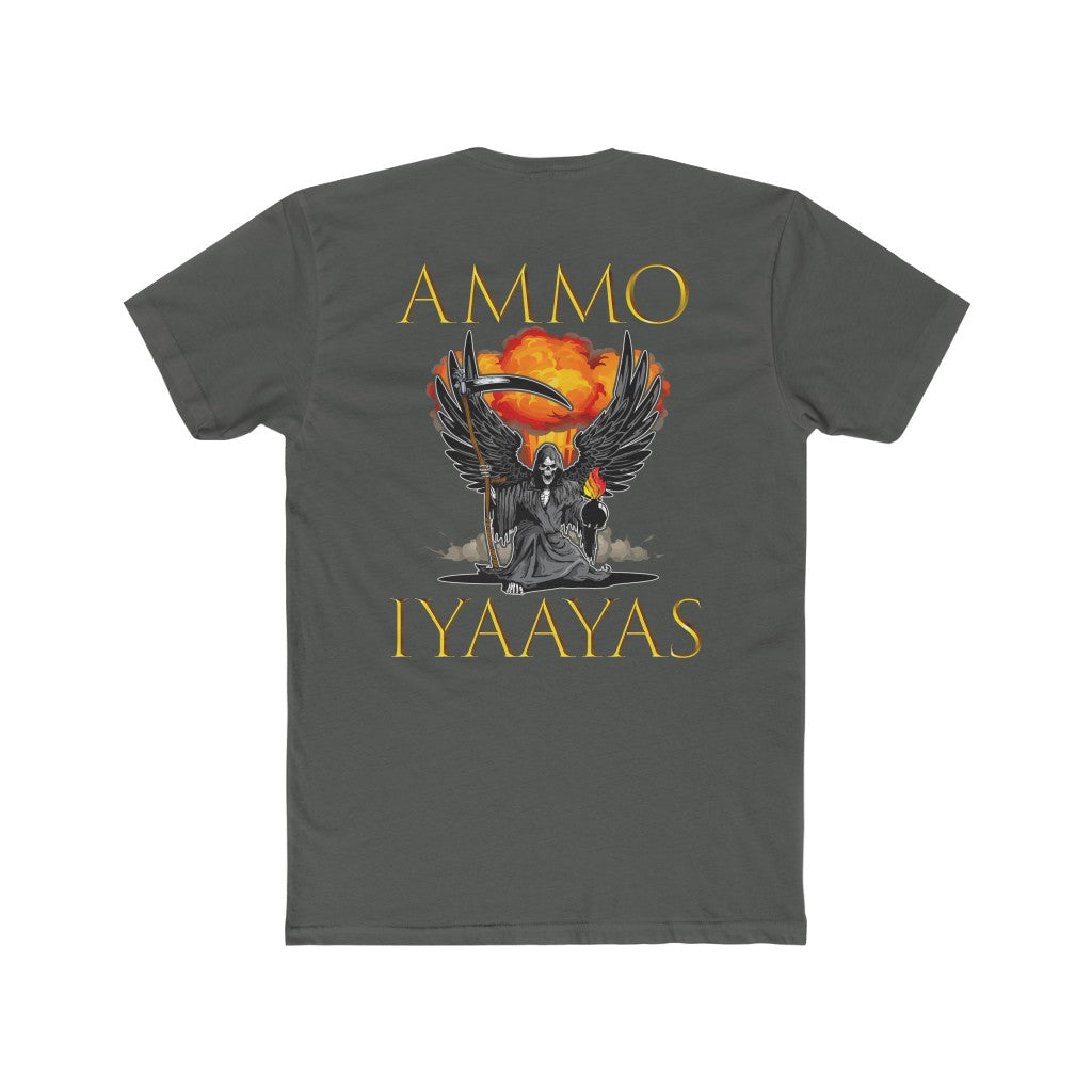USAF AMMO IYAAYAS Grim Reaper Sickle Flaming Pisspot Explosion Munitions Heritage Men's Gift T-Shirt
