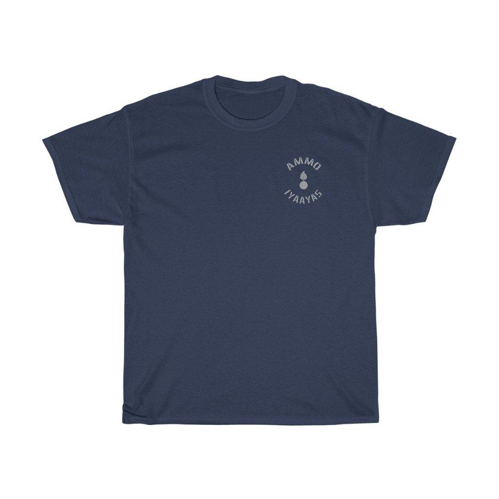 USAF AMMO Grim Reaper Holding 2 MK-82 bombs crossed Pisspot IYAAYAS Gift T-Shirt - AMMO Pisspot IYAAYAS Gear