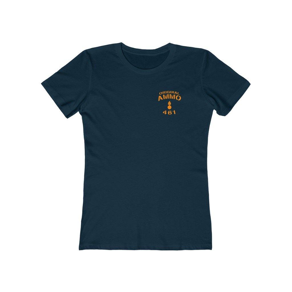 Original AMMO 461 Veteran Pisspot IYAAYAS Women's The Boyfriend Tee - AMMO Pisspot IYAAYAS Gear