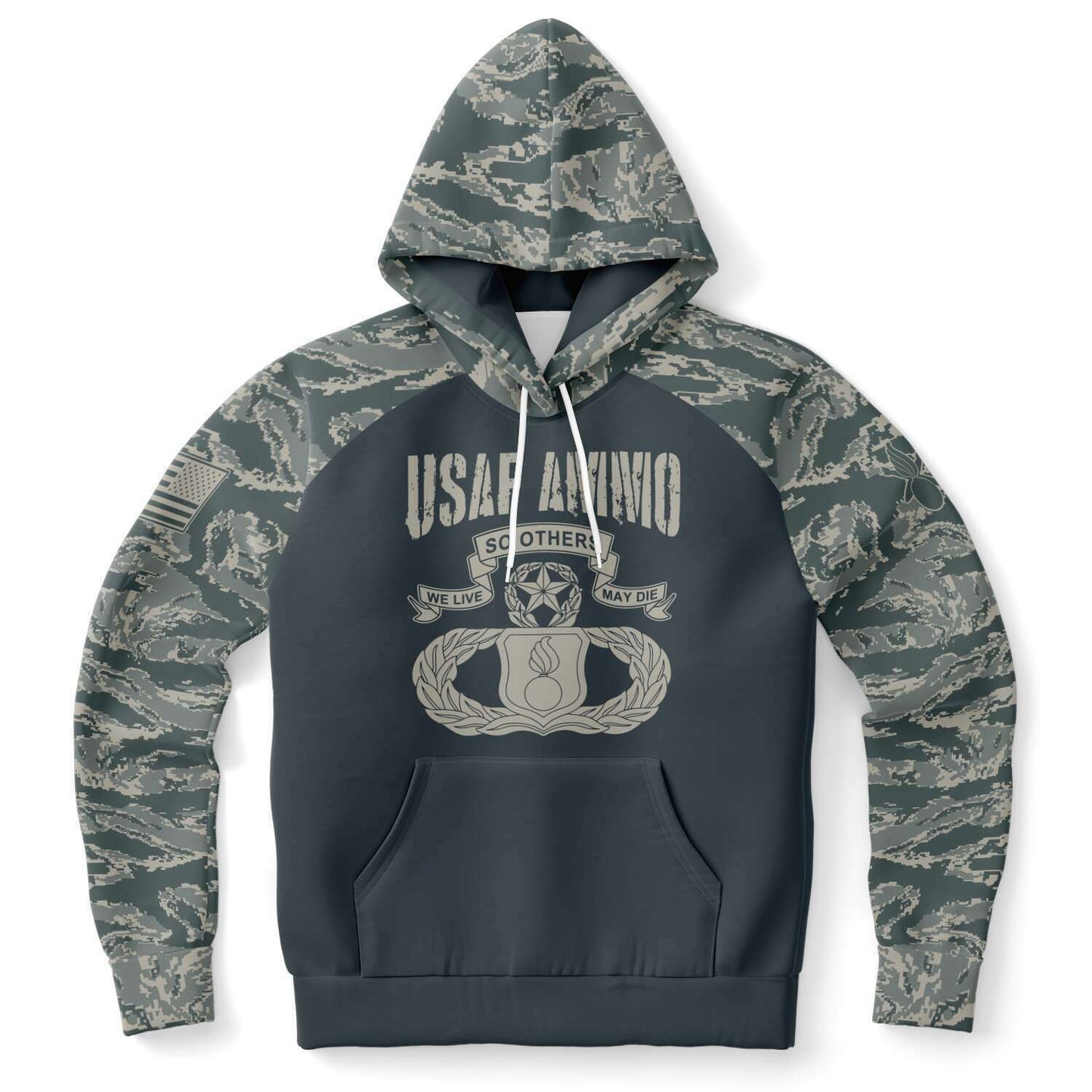 USAF AMMO ABU Pattern Camouflage Punisher New AMMO Badge Unisex All Over Print Hoodie