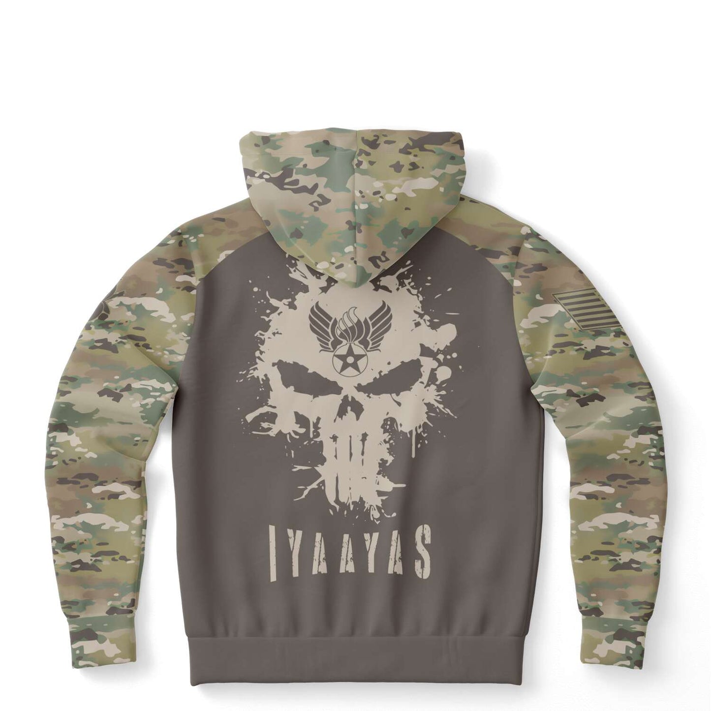 USAF AMMO OCP Camouflage Punisher Old AMMO Badge Unisex All Over Print Hoodie