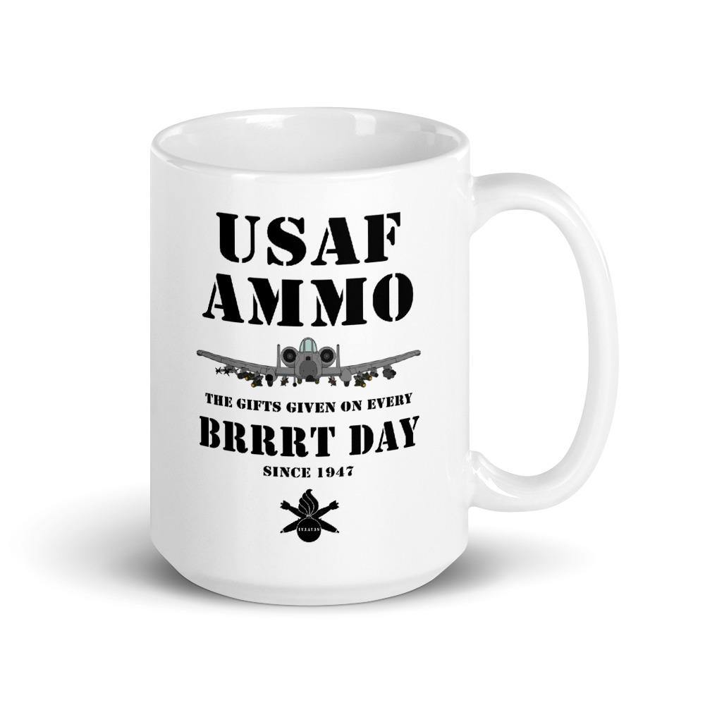 USAF AMMO Gifts Given On Every BRRRT day A-10 IYAAYAS Pisspot Coffee Mug - AMMO Pisspot IYAAYAS Gear