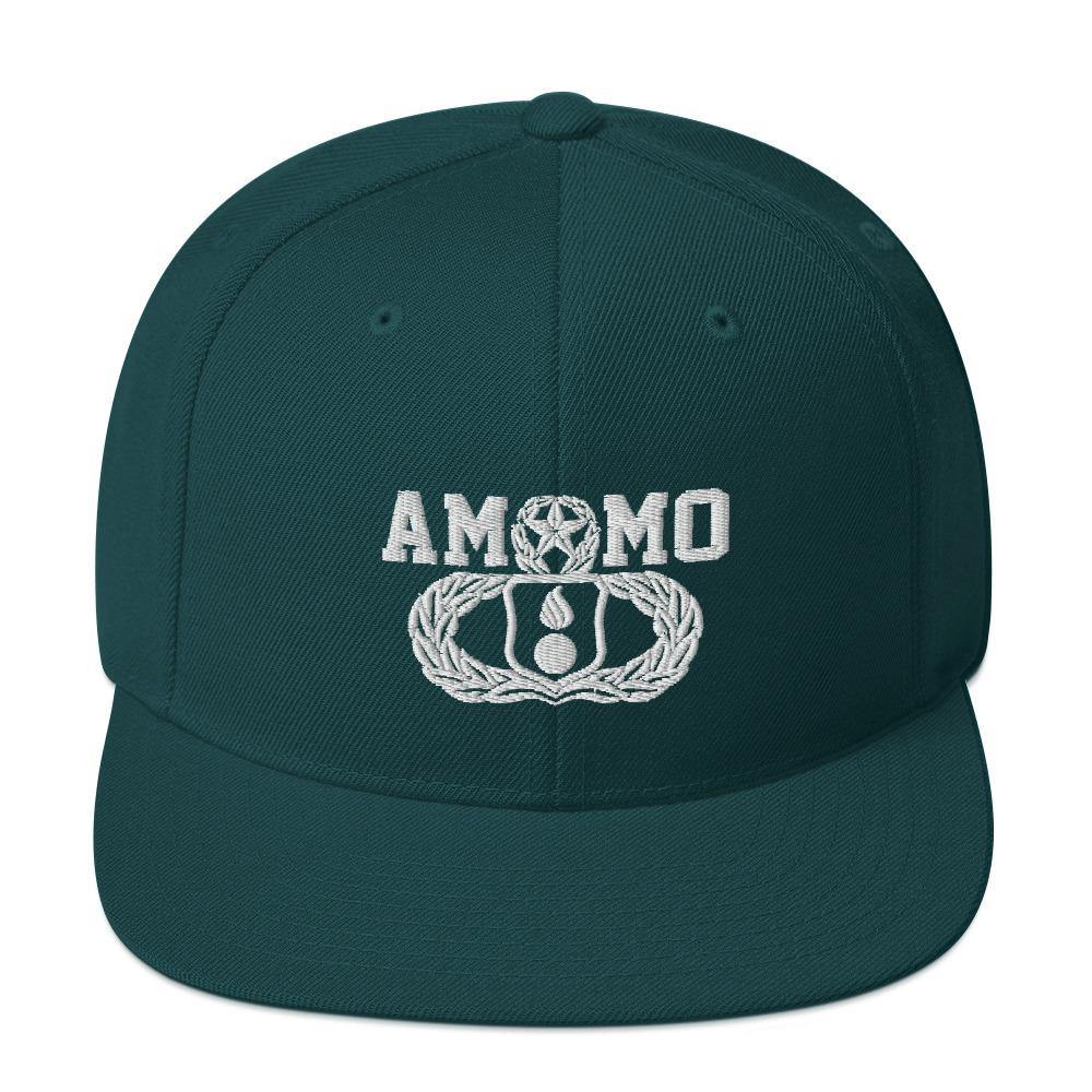AMMO Master Munitions Occupational Badge with Pisspot and AMMO word Unisex Snapback Hat - AMMO Pisspot IYAAYAS Gear