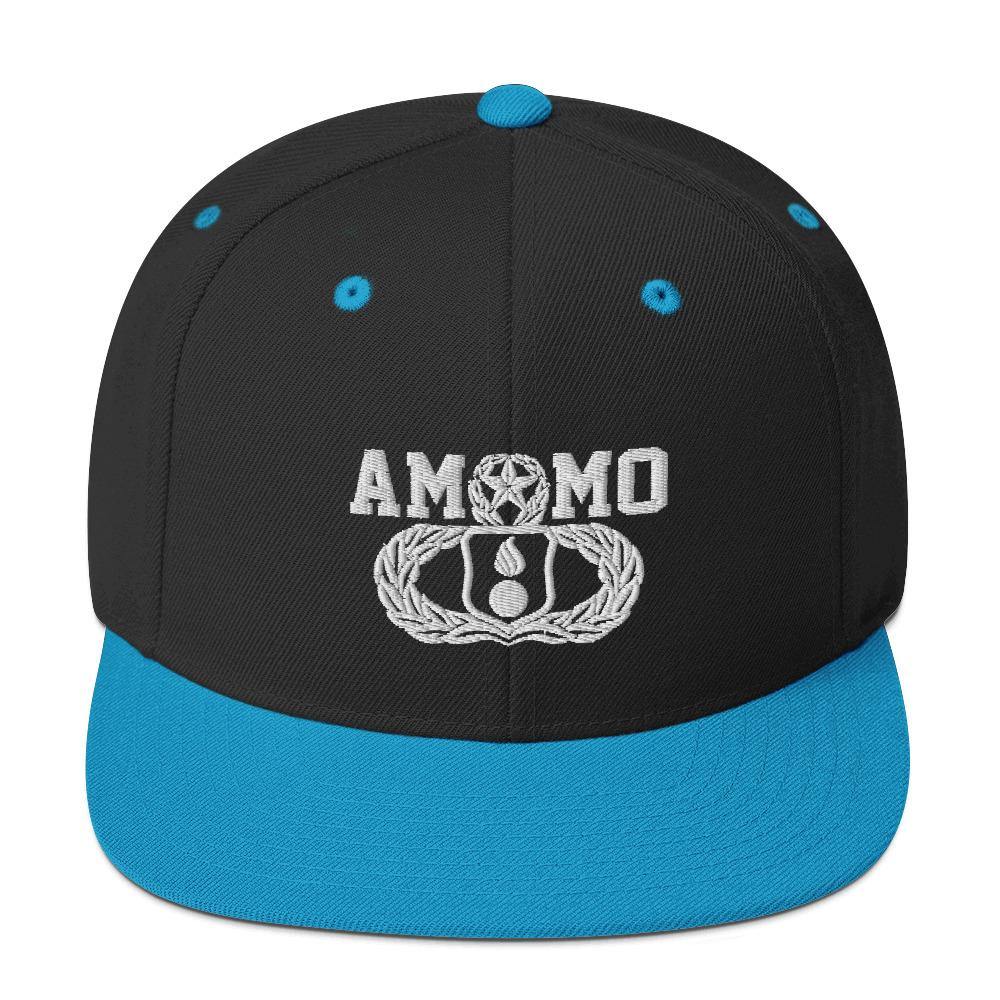 AMMO Master Munitions Occupational Badge with Pisspot and AMMO word Unisex Snapback Hat - AMMO Pisspot IYAAYAS Gear