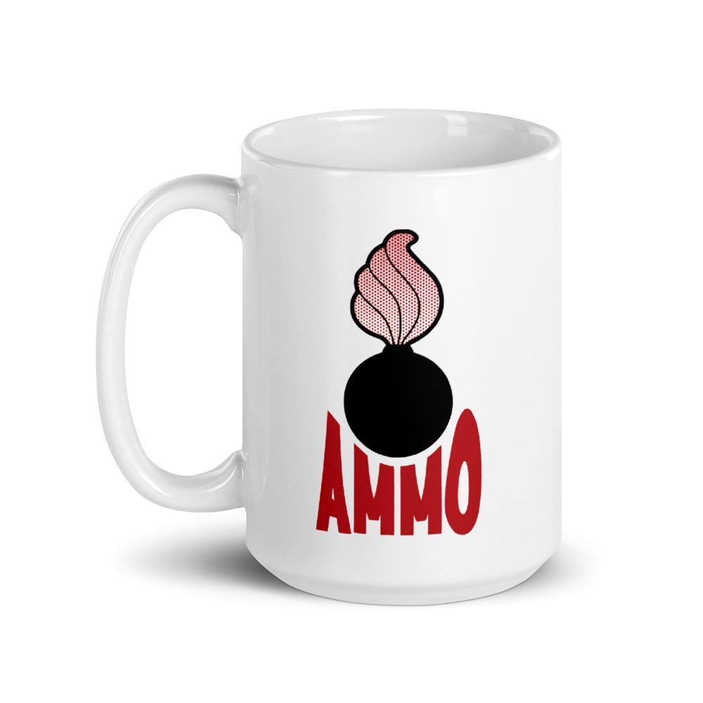 Old School Style USAF AMMO Pisspot Maintenance Badge Coffee Mug - AMMO Pisspot IYAAYAS Gear