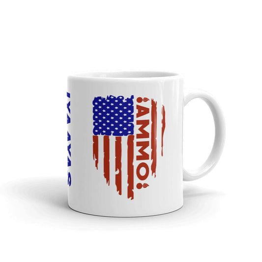 AMMO Vertical Flag Grunge Pisspots IYAAYAS Gift Coffee Mug - AMMO Pisspot IYAAYAS Gear